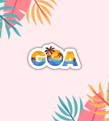 Indian State Theme Wooden Fridge Magnet  Magnet for Home Office Kitchen Refrigerator Door Stylish Decor Souvenir Gift  Indoor Decorative Gift Item (Goa Fridge Magnet)